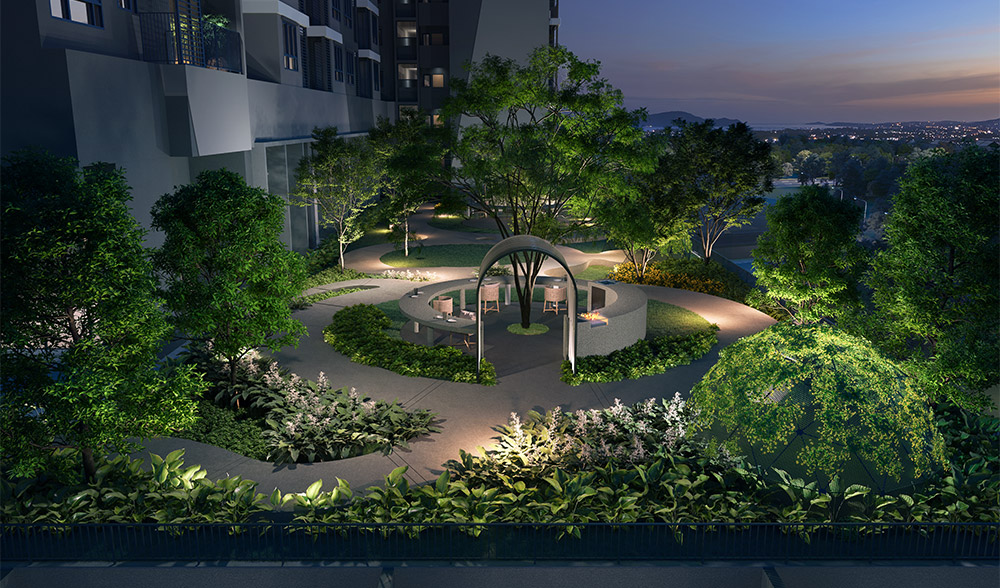 Urban glamping dome